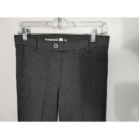 Betabrand Classic Boot Cut Career Commuter Yoga Pants Gray Small Long Tall - Picture 3 of 7